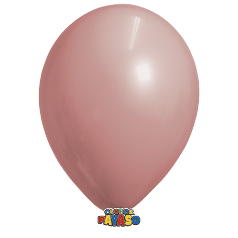 Globos Payaso 5in Balloon Pearlized Rose Gold 100ct