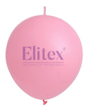 Elitex 6" Pink Link Latex Balloon 100ct Elitex