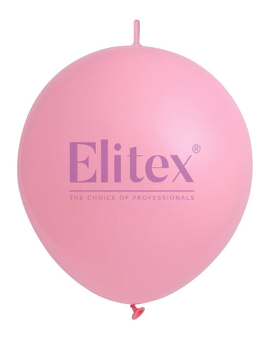 Elitex 6" Pink Link Latex Balloon 100ct Elitex