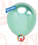 Globos Payaso 5in Balloon Platinum Luxe Green 100ct