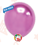 Globos Payaso 5in Balloon Platinum Luxe Pink 100ct