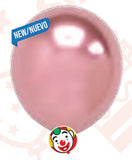 Globos Payaso 12in Balloon Platinum Luxe Rose Gold 50ct Globos Payaso