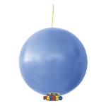 Globos Payaso Punch Ball Balloon Pastel Dark Blue 3ct