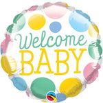 4" WELCOME BABY DOTS MICRO-Flat