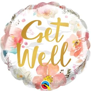 4" GET WELL WATERCOLOR FLORAL MICRO