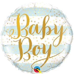 09" BABY BOY BLUE STRIPES MINI
