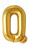 40in Foil Letter Balloons Gold, from A to Z Single Pack