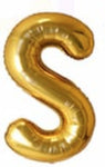 40in Foil Letter Balloons Gold, from A to Z Single Pack