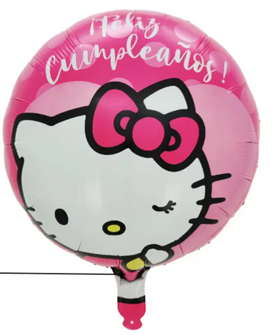 18" "Feliz Cumpleanos" Hello Kitty