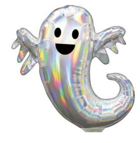 14" IRIDESCENT GHOST HOLOGRAPHIC MINI SHAPE