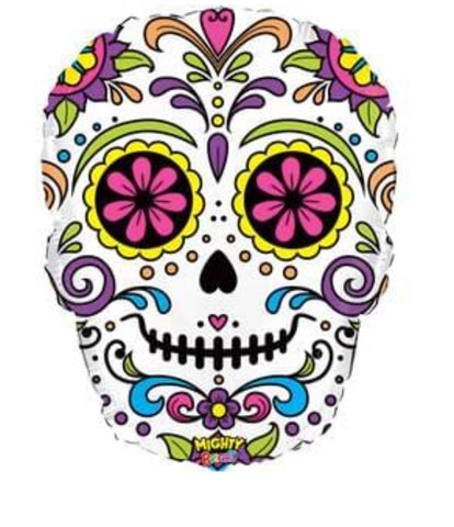 27" MIGHTY SUGAR SKULL HELIUM SHAPE