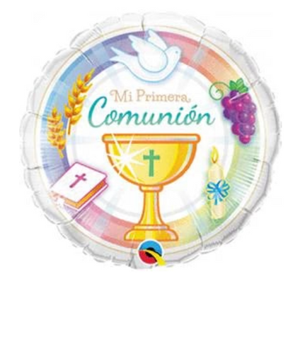 18" Mi Primera Comunion White