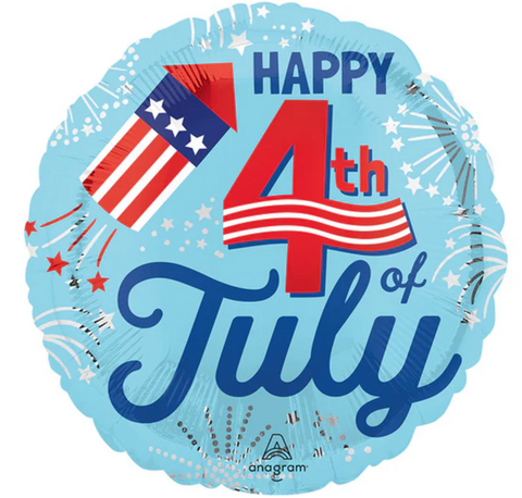 18" Patriotic 4th of July Bursts
