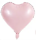 18" Heart Foil Balloons -Flat (Choose Your color)