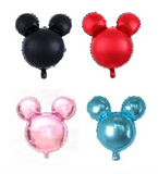 14" Minnie/Mickey Head Foil Balloons