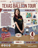 All American's Texas Balloon Tour, With Blondie Balloons-Featuring Betallic & Sempertex, 9/9/2026,9 am -4 pm