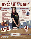 All American's Texas Balloon Tour, With Blondie Balloons-Featuring Betallic & Sempertex, 9/9/2026,9 am -4 pm
