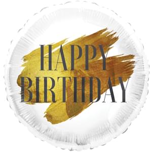 18" HAPPY BIRTHDAY WITH STYLE-Tuftex