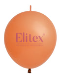 Elitex 12" Teak Brown Link Latex Balloon 100ct