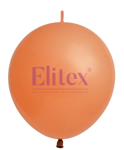 Elitex 12" Teak Brown Link Latex Balloon 100ct