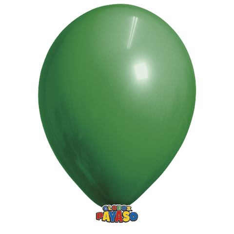 Globos Payaso 5in Balloon Deco Translucid Emerald Green 100ct