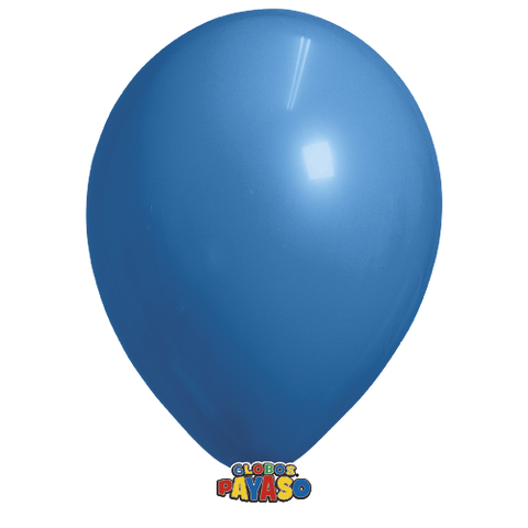 Globos Payaso 16in Balloon Translucid Navy Blue 50ct