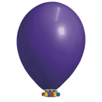 Globos Payaso Linking 12in Balloon Translucid Purple 50ct