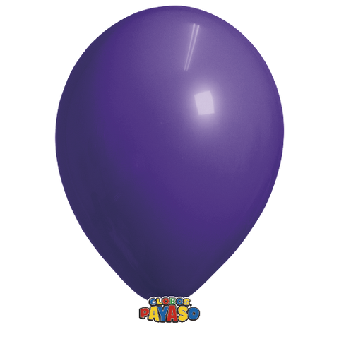 Globos Payaso Linking 12in Balloon Translucid Purple 50ct