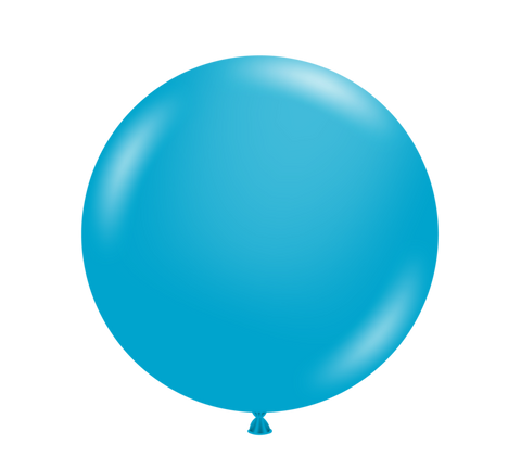 Tuftex 24in Turquoise Latex Balloons 25ct