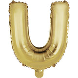 14" Letter White Gold Foil - Single Package Balloon Exchange