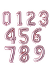 40" (inch) Rose Gold Number from 0 to 9, Foil Balloon