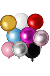 18" Round Foil Balloon- Flat (Choose Your Color)