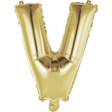 14" Letter White Gold Foil - Single Package Balloon Exchange