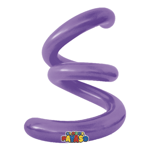 Globos Payaso 160 Twisting Balloon Decorator Violet 50ct