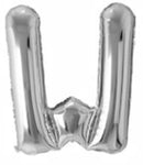 40in Foil Letter Balloons Silver, from A to Z Single Pack