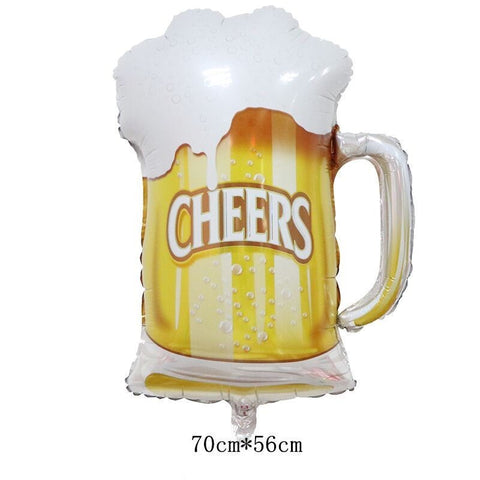 27" Beer Mug "Cheers" Flat - A. L. Party Balloons