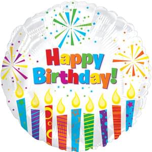31" HAPPY BIRTHDAY SPARKLING CANDLES