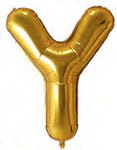 40in Foil Letter Balloons Gold, from A to Z Single Pack