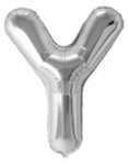 40in Foil Letter Balloons Silver, from A to Z Single Pack