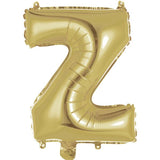 14" Letter White Gold Foil - Single Package Balloon Exchange