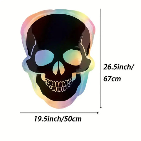 26" Gradient Skull A. L. Party Balloons