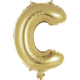 14" Letter White Gold Foil - Single Package Balloon Exchange