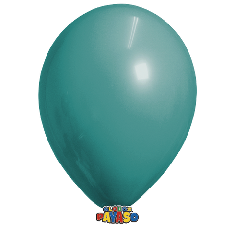Globos Payaso 5in Balloon Decorator Aqua Blue 100ct