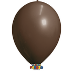 Globos Payaso Linking 12in Balloon Decorator Brown 50ct