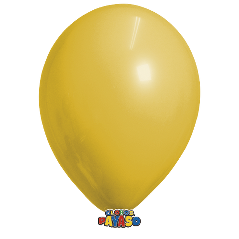 Globos Payaso 5in Balloon Decorator Marigold 100ct