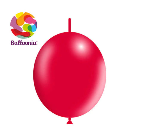 Balloonia 12" Decolink Latex Balloon Pastel Red 50CT