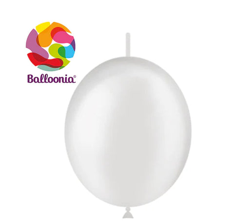 Balloonia 12" Balloon Decolink Crystal Latex Transparent  50CT