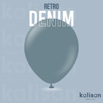 Kalisan Latex Retro Denim - 5", 100 Pieces