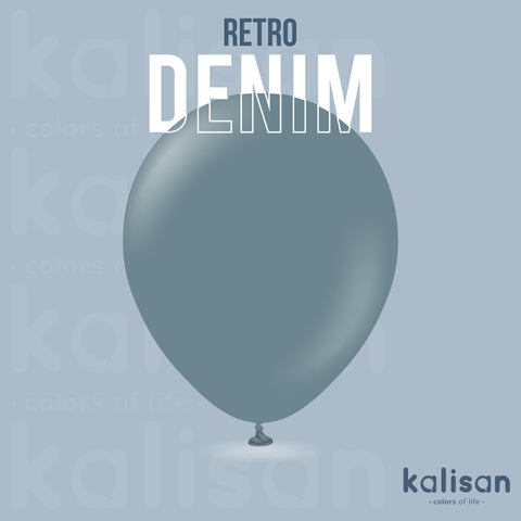 Kalisan Latex Retro Denim - 5", 100 Pieces