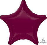 18" Star Foil Balloons -Flat (Choose your Color)